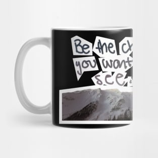 Positively mountain vibes Mug